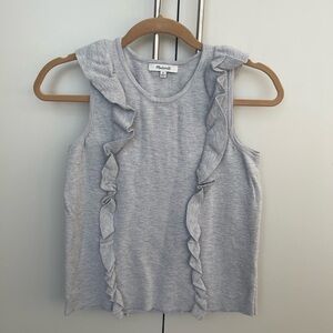 Madewell gray sweater tank